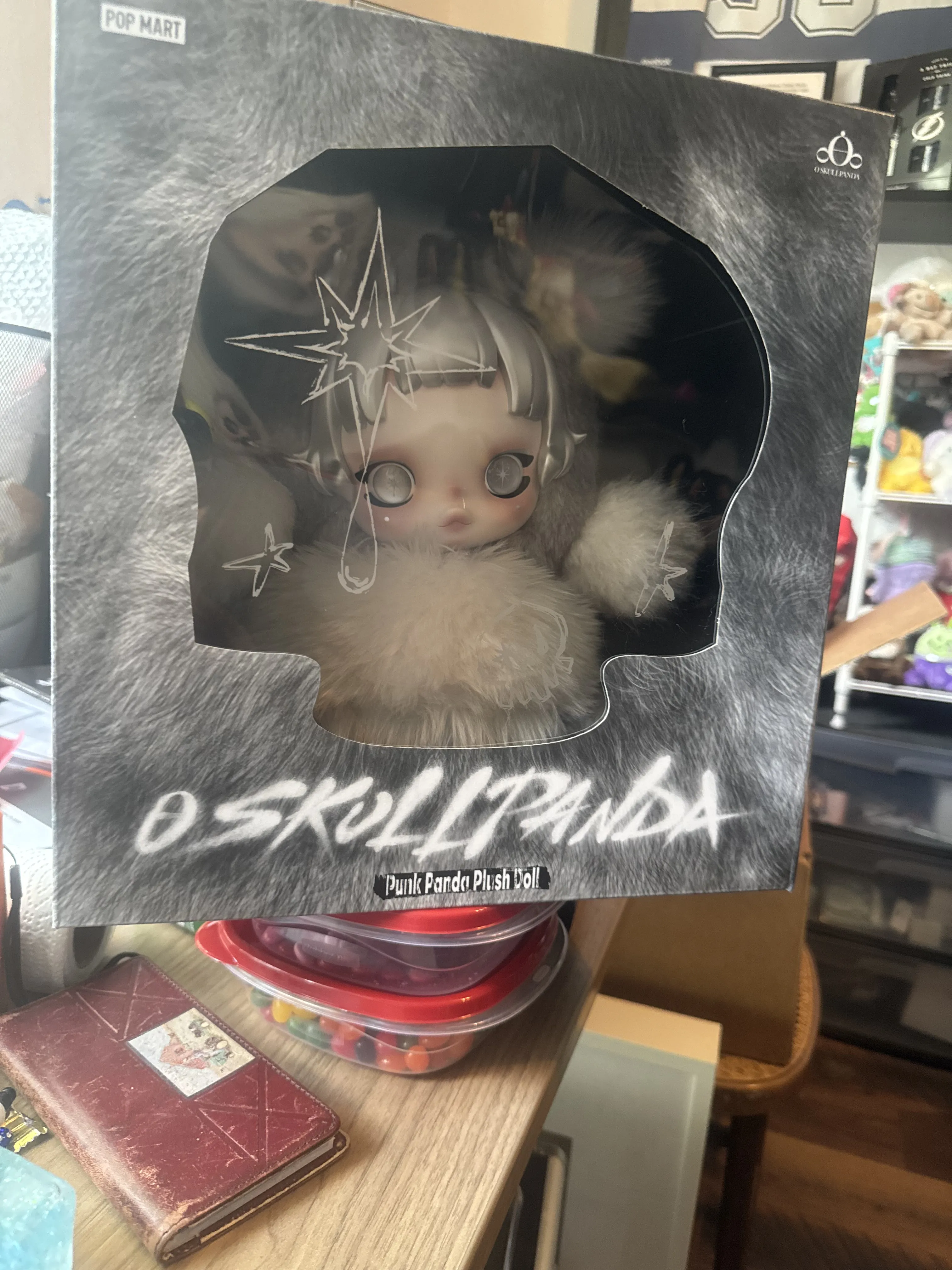 θ SKULLPANDA Punk Panda Plush Doll - POP MART (United States)