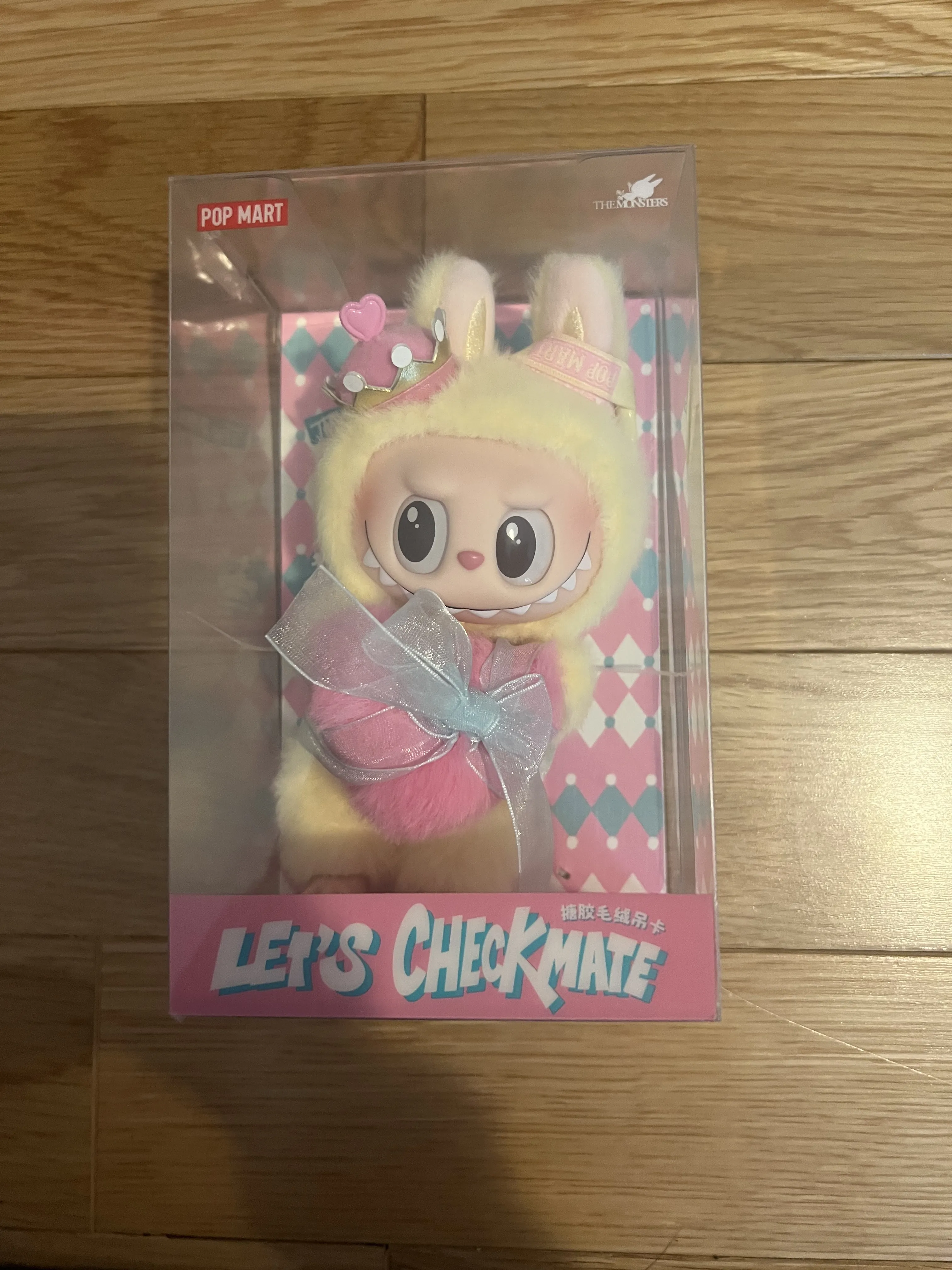 THE MONSTERS Let's Checkmate Series-Vinyl Plush Hanging Card|POP