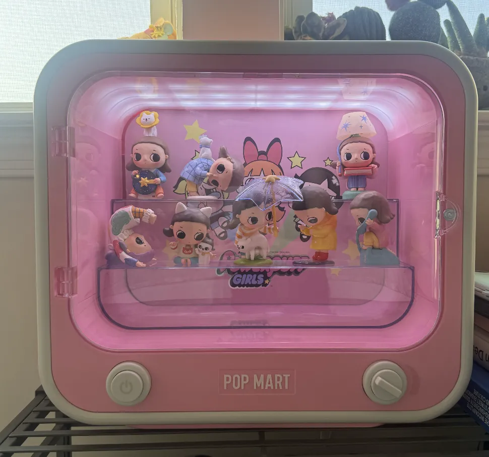 CRYBABY × Powerpuff Girls Series-TV Set Luminous Display Container