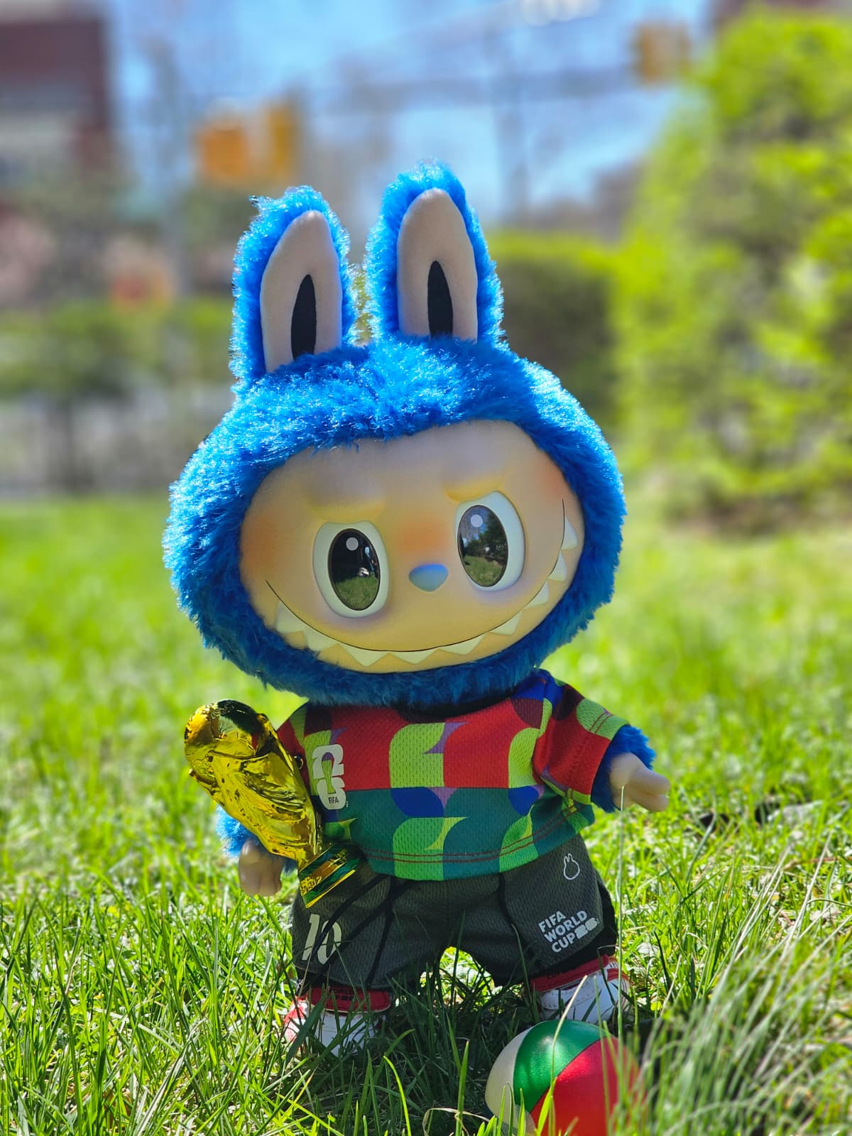 THE MONSTERS × FIFA SERIES-Catch the Win Vinyl Plush Doll|POP MART