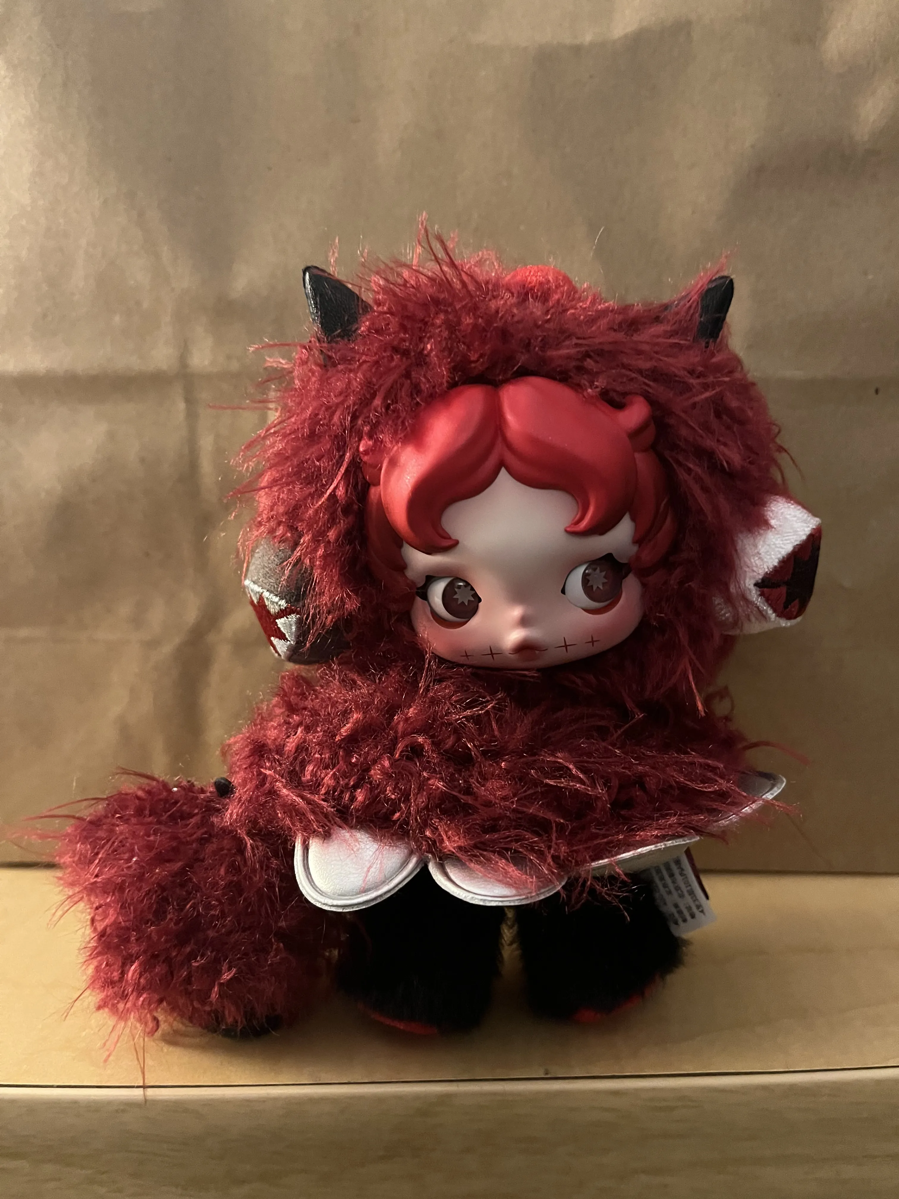 Labubu SKULLPANDA You Found Me! Series Plush Doll Pendant｜Cute