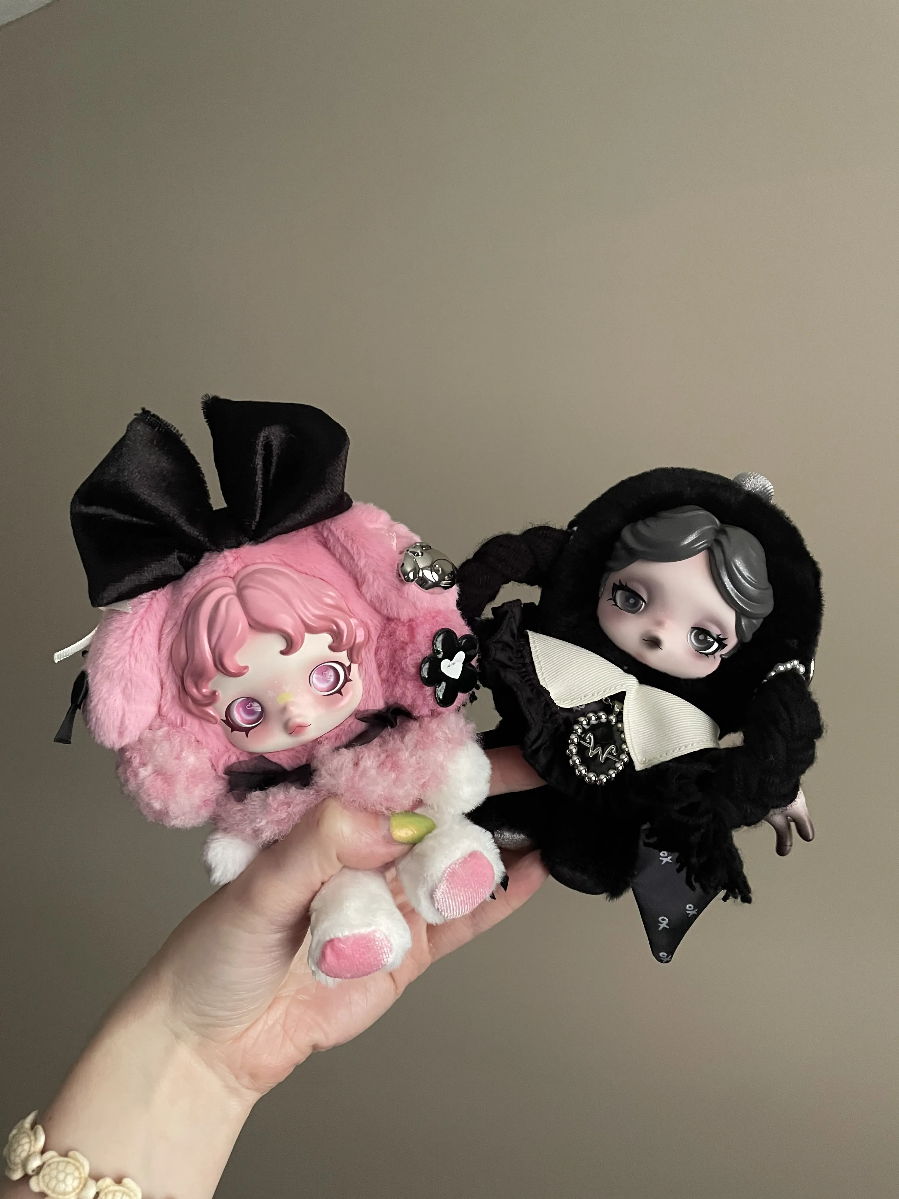 SKULLPANDA × Wednesday Plush（Classic Dress Version）|POP MART