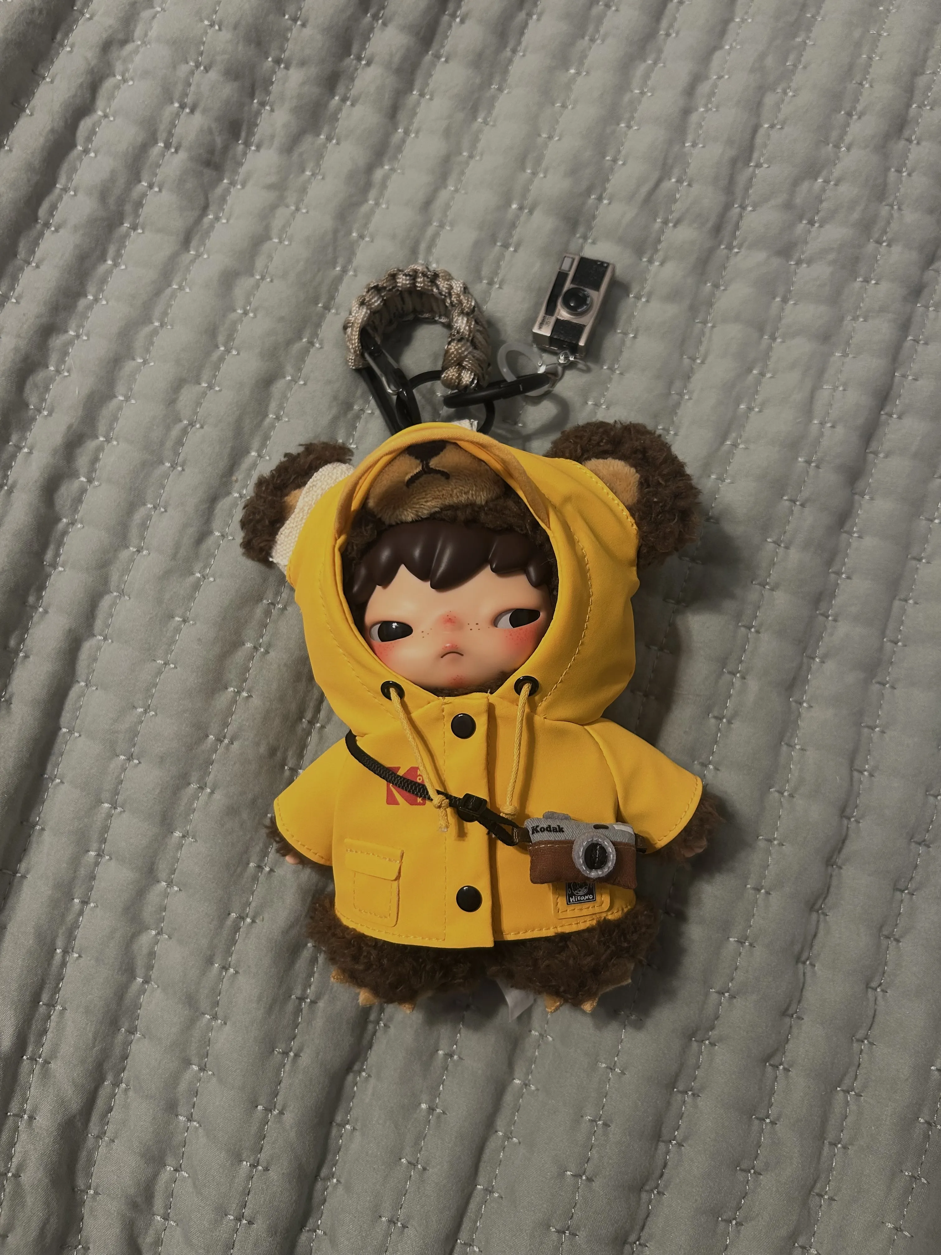 Hirono × Kodak Click Bear Plush Doll Pendant|POP MART US Official