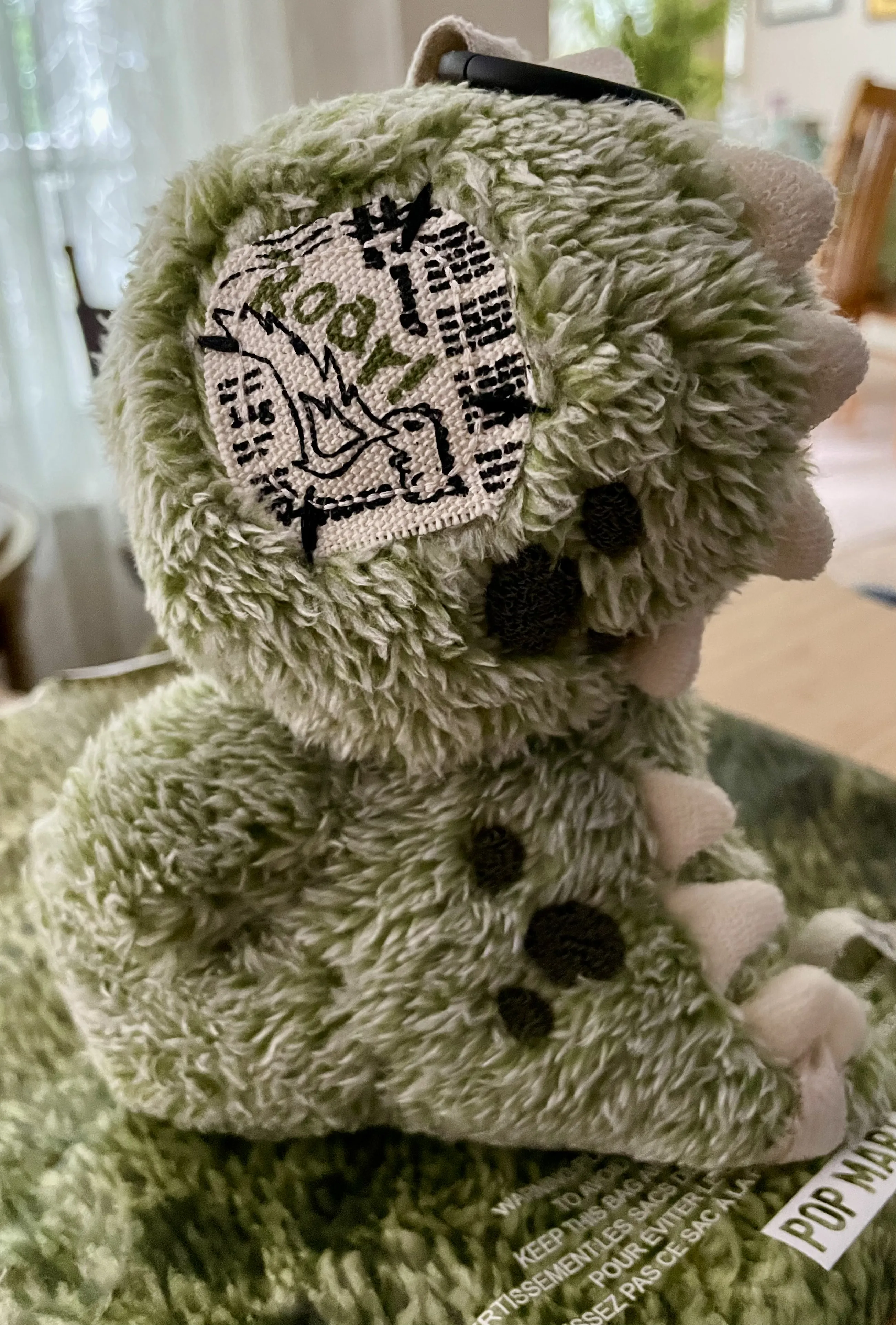 Labubu Hirono Dino Plush Doll Pendant｜Dino‑Theme Charm｜POP MART