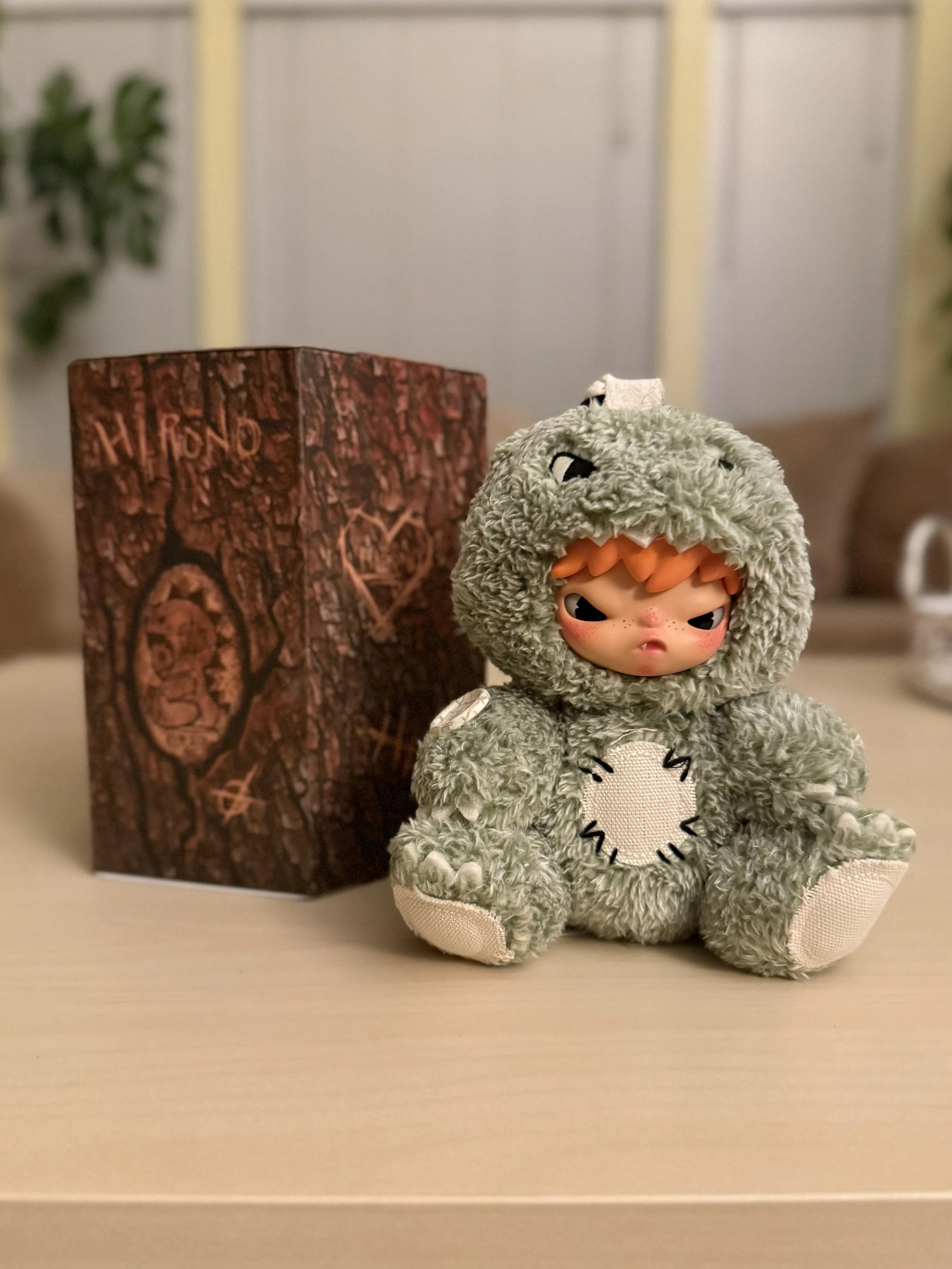 Labubu Hirono Dino Plush Doll Pendant｜Dino‑Theme Charm｜POP MART